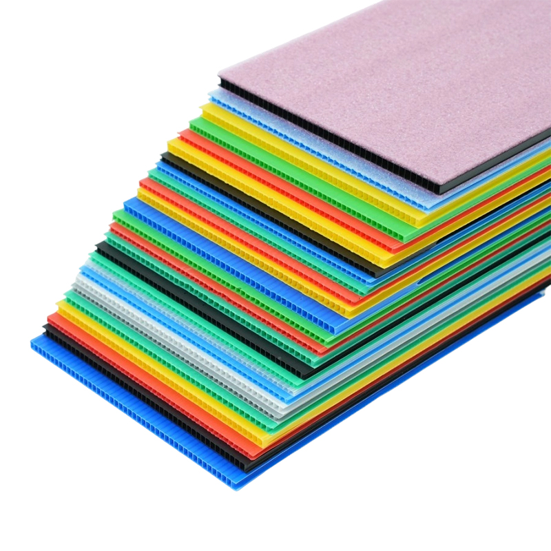Lojistik Ambalaj için Ağır Hizmet Tipi Twinwall Oluklu Plastik Levha