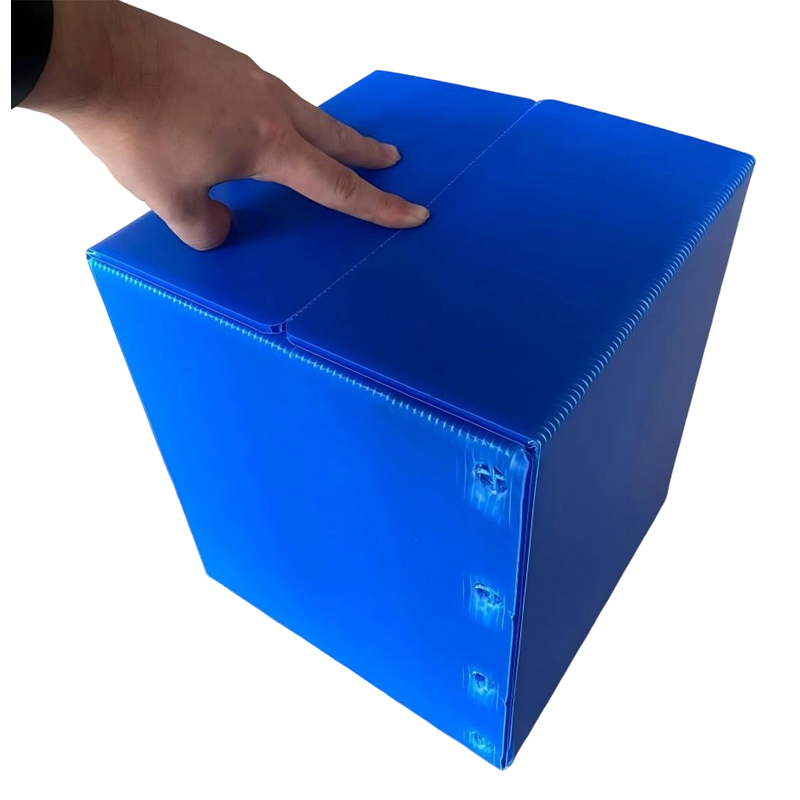 Kare İstiflenebilir PP Oluklu Plastik Saklama Kutusu
