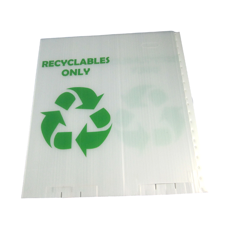 Katlanabilir PP Oluklu Plastik Geri Dönüşüm Çöp Kutusu