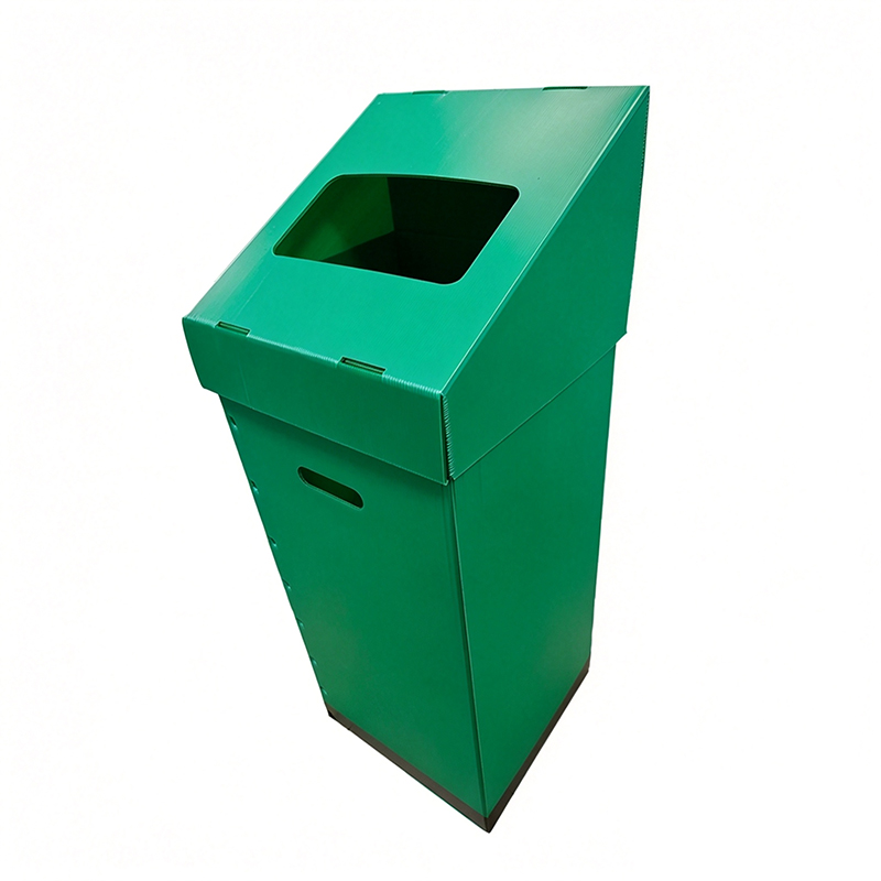Katlanabilir PP Oluklu Plastik Geri Dönüşüm Çöp Kutusu